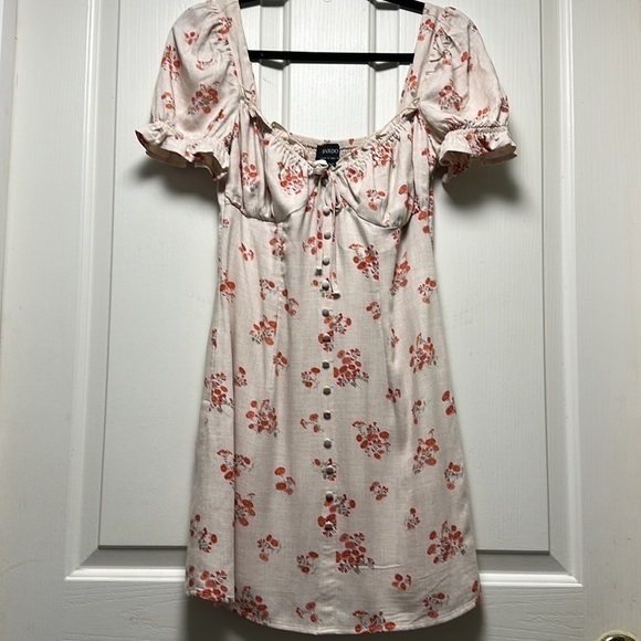 BARDOT Lucinta Floral Ruffles Mini Dress Sz 6 - Picture 1 of 12